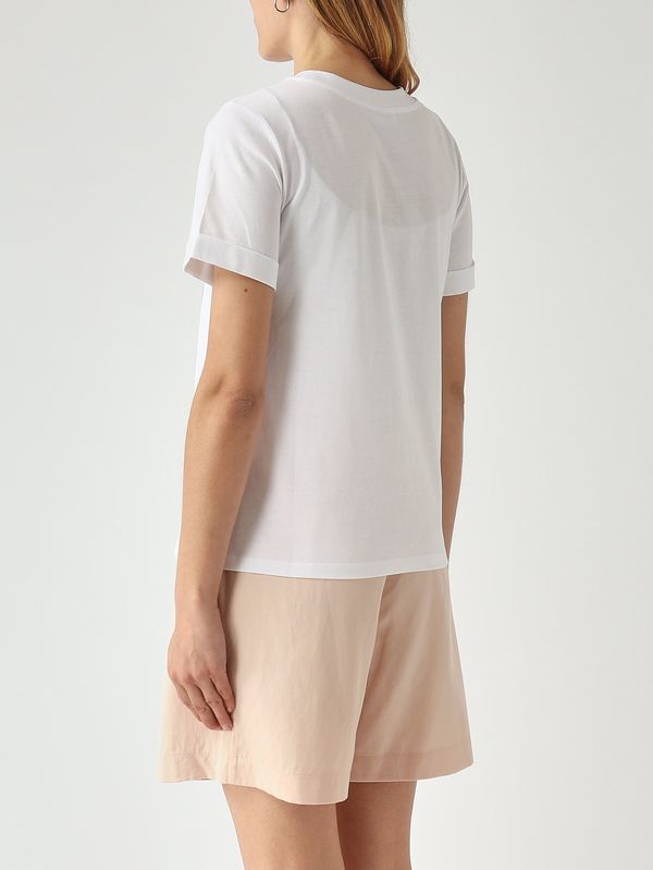 4. Daruki Damen-T-Shirt aus Baumwolle Weiß Nenette daruki