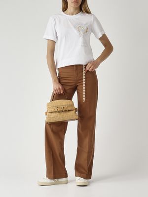 2. Camiseta Dart de algodón para mujer Blanco