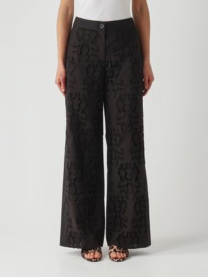 1. Pantalón de mujer Elisea de algodón Negro
