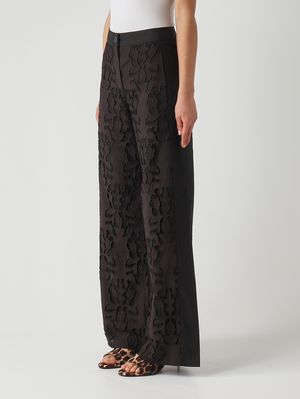 3. Pantalón de mujer Elisea de algodón Negro