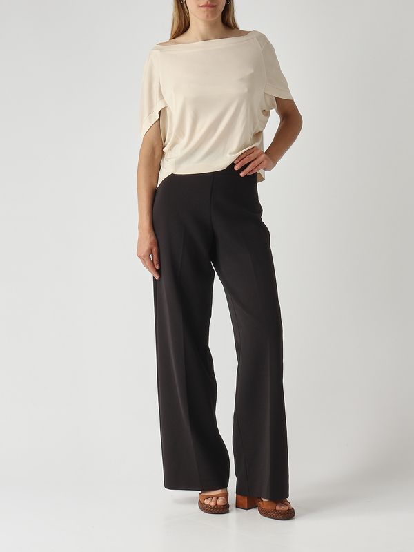 2. Women's stretch cady trousers Black Nenette ella