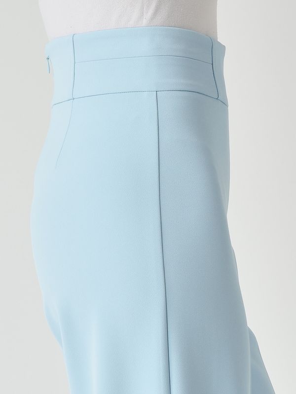 5. Damenhose aus Stretch-Cady Himmelblau Nenette ella