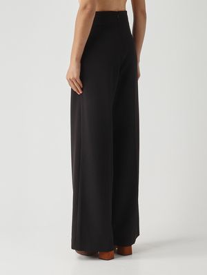 4. Women's stretch cady trousers Black