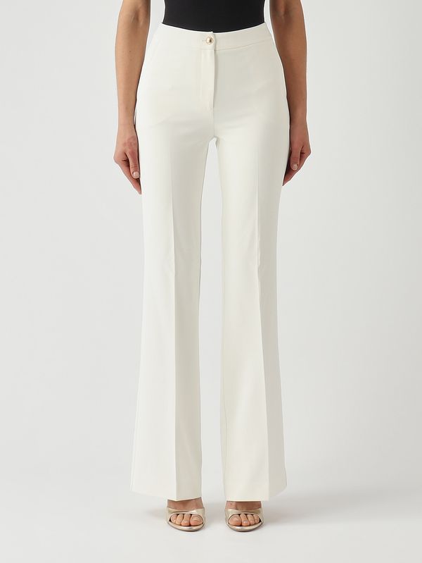 1. Escape Damen-Hose aus Stretch-Cady Elfenbein Nenette escape