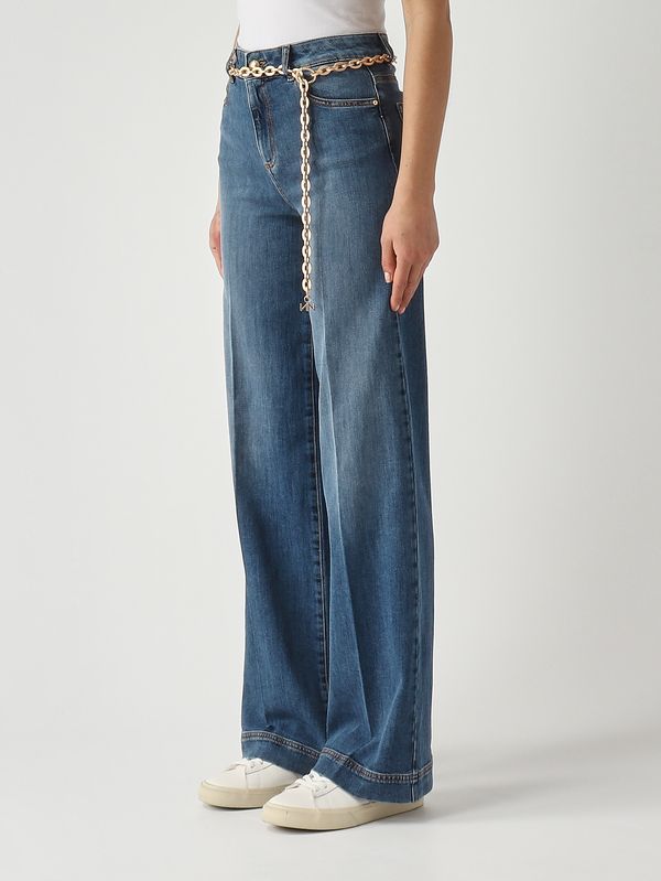 3. Jeans de mujer Scotch de algodón elástico. Denim medio Nenette scotch