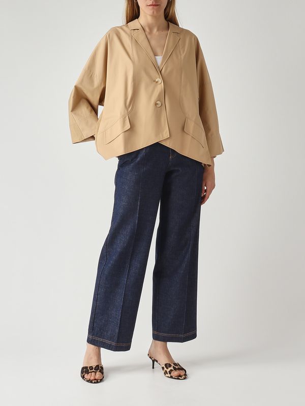 2. Jean Sveva pour femme en denim de coton. Jean foncé Nenette sveva