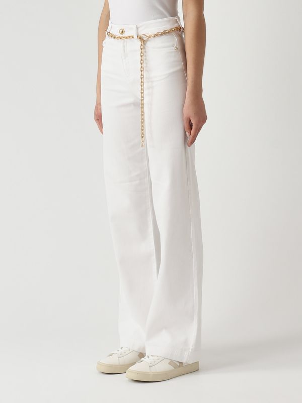 3. Stella Damen-Hose aus Stretch-Baumwolle Elfenbein Nenette stella