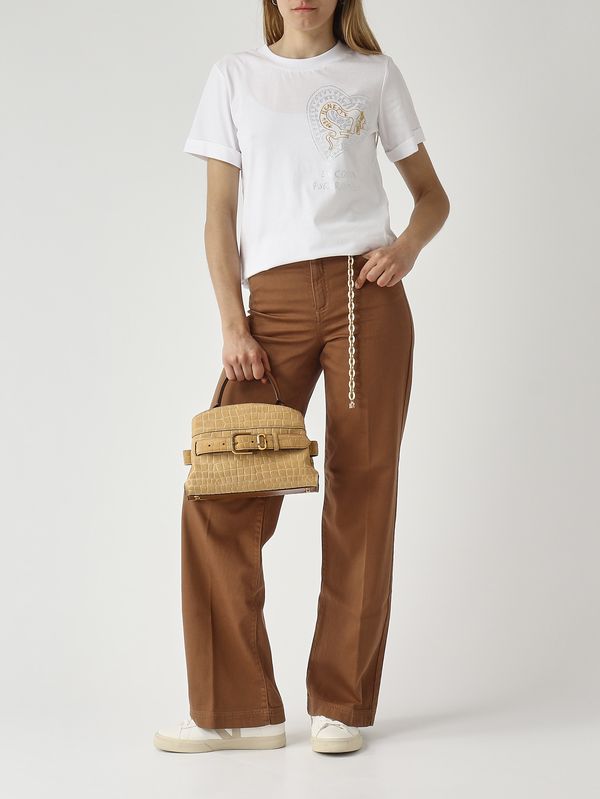 2. Pantalon femme Stella en coton stretch Cacao Nenette stella