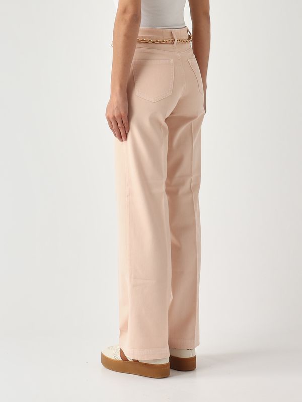 4. Stella Damen-Hose aus Stretch-Baumwolle Rosa Nenette stella