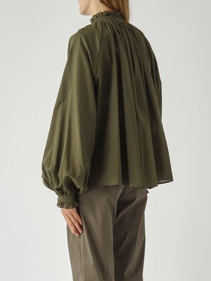 4. Blusa de mujer de algodón Verde Oscuro