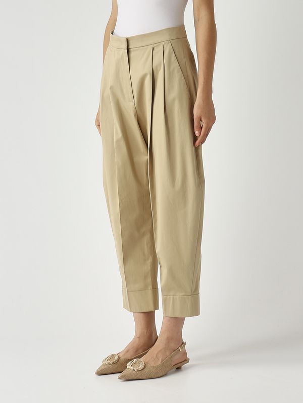 3. Pantalone donna in cotone stretch Beige PT Torino cdvscxz00stdsd85