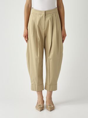1. Pantalone donna in cotone stretch Beige