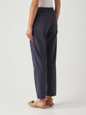4. Pantalone donna in tessuto tecnico Blu Navy