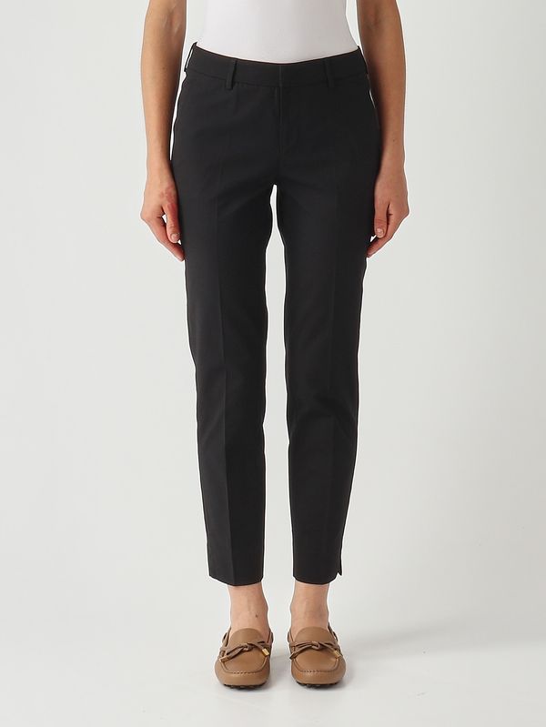 Pantalone donna in cotone stretch Nero PT Torino