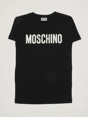 1. Vestido de niña de algodón elástico. Negro