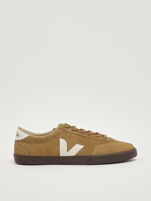 1. Men's Volley sneakers in suede leather Camel