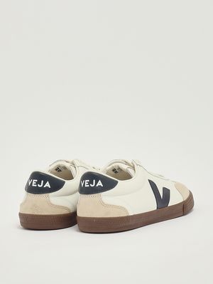 3. Sneakers uomo Volley in pelle Bianco-Navy