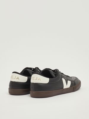 3. Men's Panenka leather sneakers Black-White