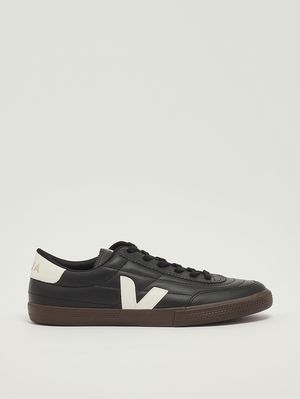 1. Men's Panenka leather sneakers Black-White