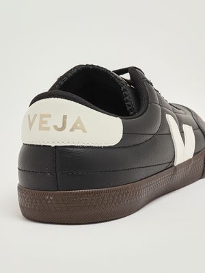 5. Men's Panenka leather sneakers Black-White