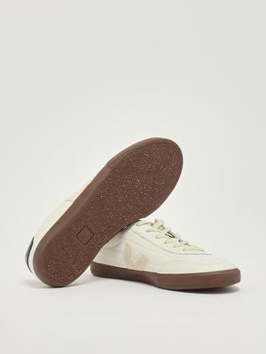 4. Herren-Sneaker Panenka aus Leder Schwarz-Weiß
