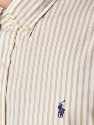 7. Camisa de hombre de corte clásico de algodón Marfil-Beige