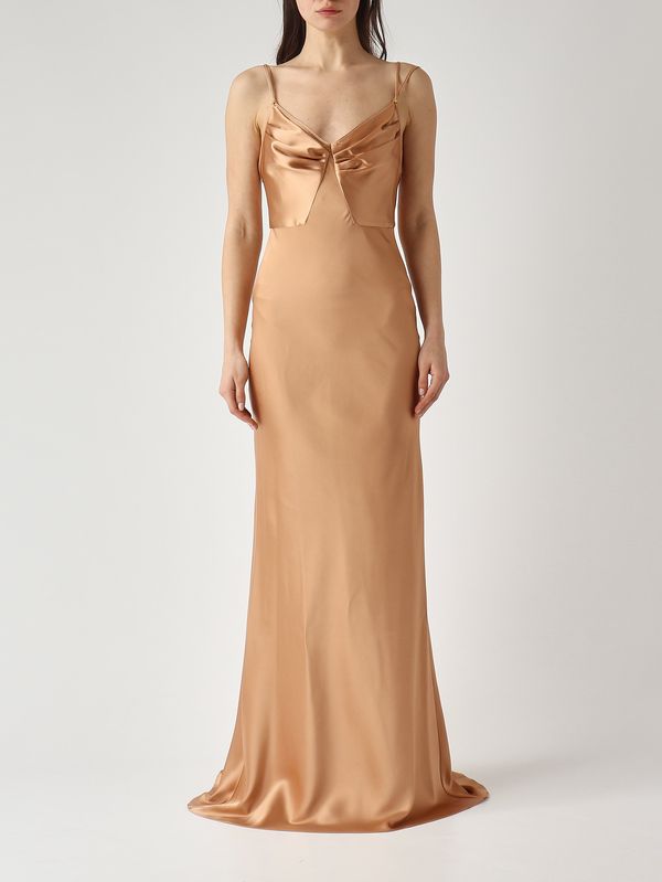 Women's satin dress Suede Elisabetta Franchi