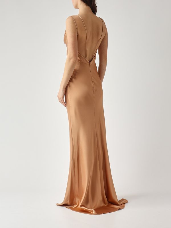 4. Vestido de mujer de satén Ante Elisabetta Franchi abr3362e2