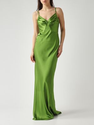 2. Vestido de mujer de satén Aloe