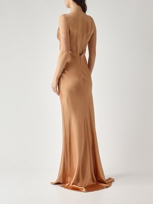 4. Vestido de mujer de satén Ante