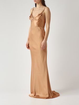 3. Vestido de mujer de satén Ante