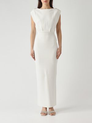 1. Damen-Strickkleid Elfenbein