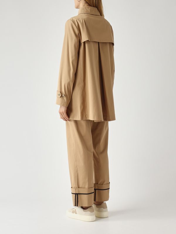 4. Cabán de mujer de algodón Camello Herno gc000567d13238