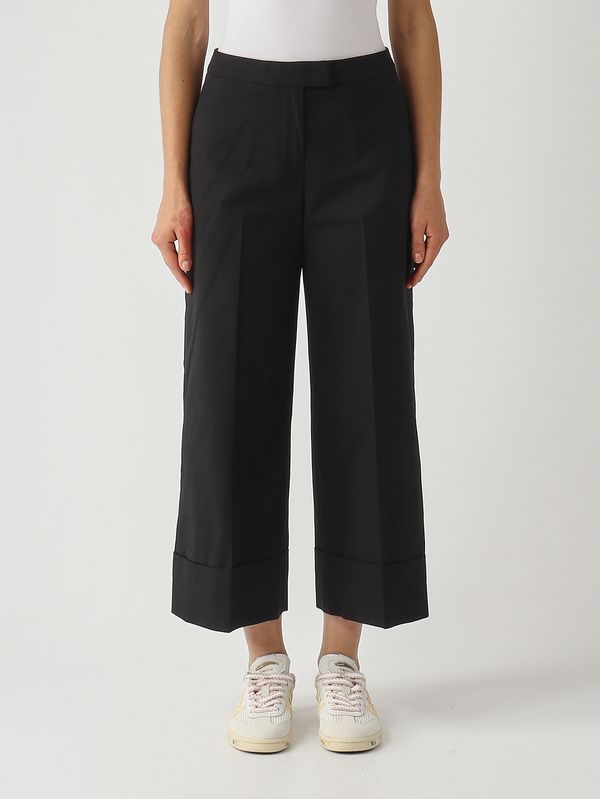 Pantalone donna in cotone stretch Nero PT Torino