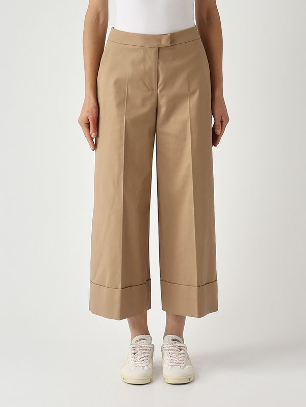 Pantalone donna in cotone stretch Tabacco PT Torino