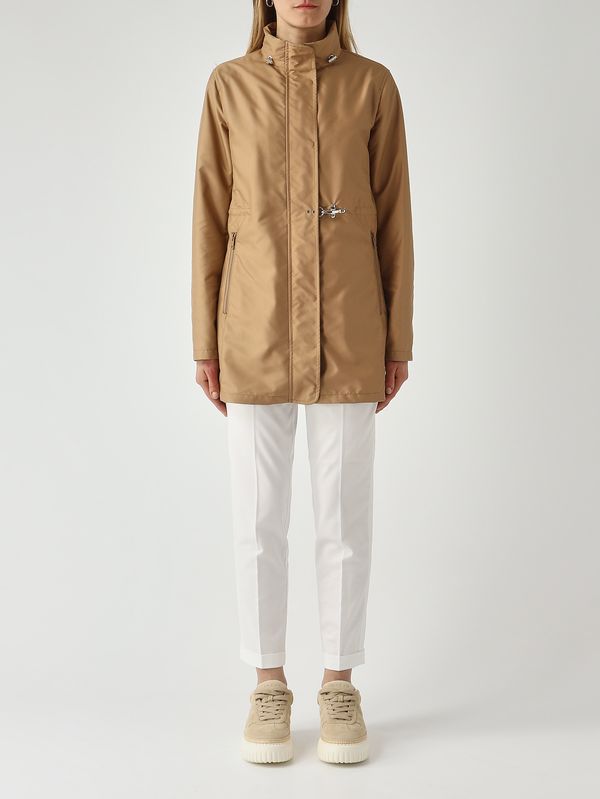 Cappotto donna New Virginia in nylon Cappuccino Fay
