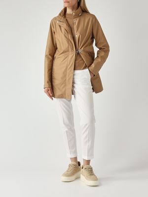 2. New Virginia women's nylon coat Cappuccino