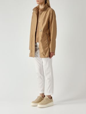 3. New Virginia women's nylon coat Cappuccino