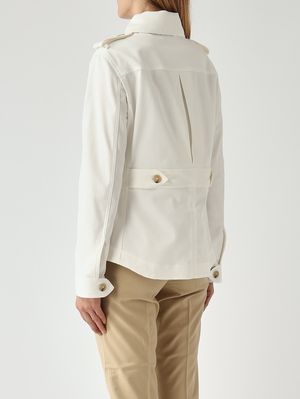 4. Chemise-veste pour femme en coton stretch Neige