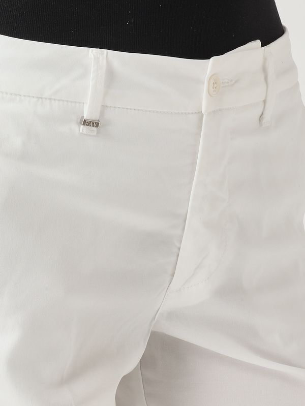 5. Damenhose aus Stretch-Baumwollmischung Weiß Fay ntw8052531twbt