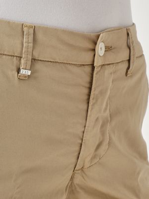 5. Women's stretch cotton blend trousers Beige