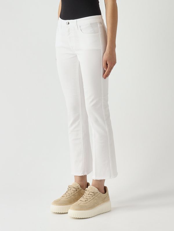 2. Women's stretch cotton trousers White Fay ntw8252505tqvr