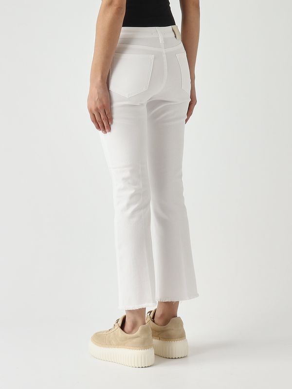 3. Women's stretch cotton trousers White Fay ntw8252505tqvr