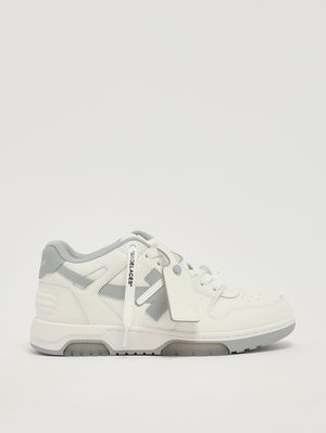 1. Men's Out Of Office leather sneakers White-Grey