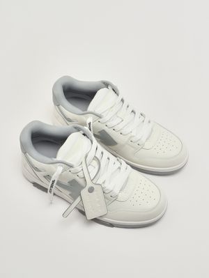 2. Men's Out Of Office leather sneakers White-Grey