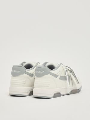 3. Men's Out Of Office leather sneakers White-Grey