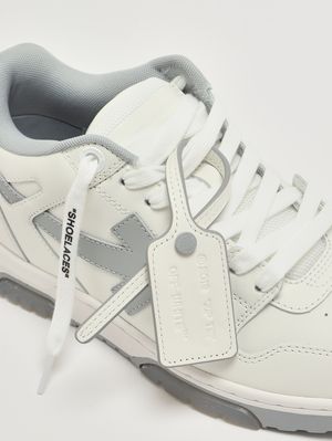 5. Men's Out Of Office leather sneakers White-Grey