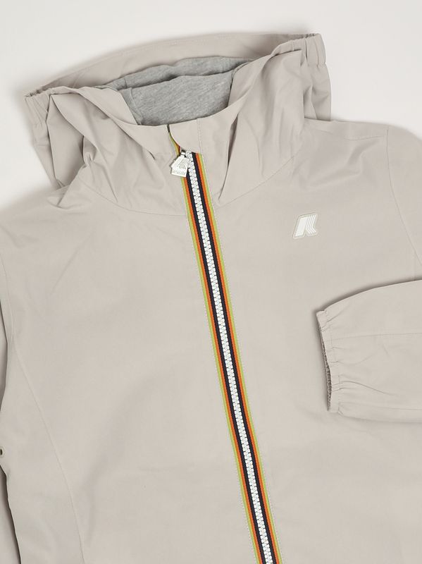 3. Mädchenjacke aus Nylon Beige K-Way k2148pw