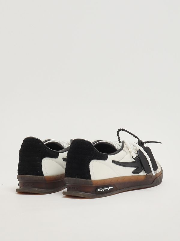3. Herren-Sneaker New Slim aus Leder Schwarz-Weiß Off-White omia2als26fab002