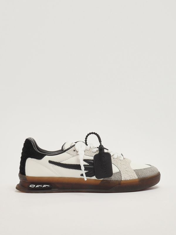 1. Herren-Sneaker New Slim aus Leder Schwarz-Weiß Off-White omia2als26fab002